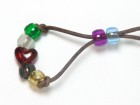 Salvation Bracelet 12 Crimson Heart Christmas Antique Brown Leather